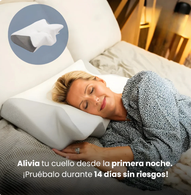 Almohada Viscoelástica - Alineación Perfecta - Sueño Reparador en 5 Días