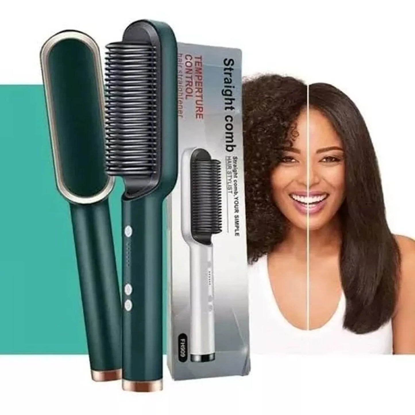 Cepillo Alisador - Transforma tu Rutina de Belleza.
