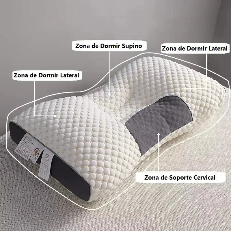 Almohada Viscoelástica - Alineación Perfecta - Sueño Reparador en 5 Días