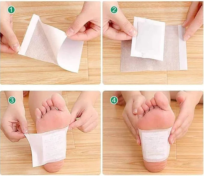 🔥 Parches Kinokis para pie x 10 unidades - El alivio que tu cuerpo Necesita.