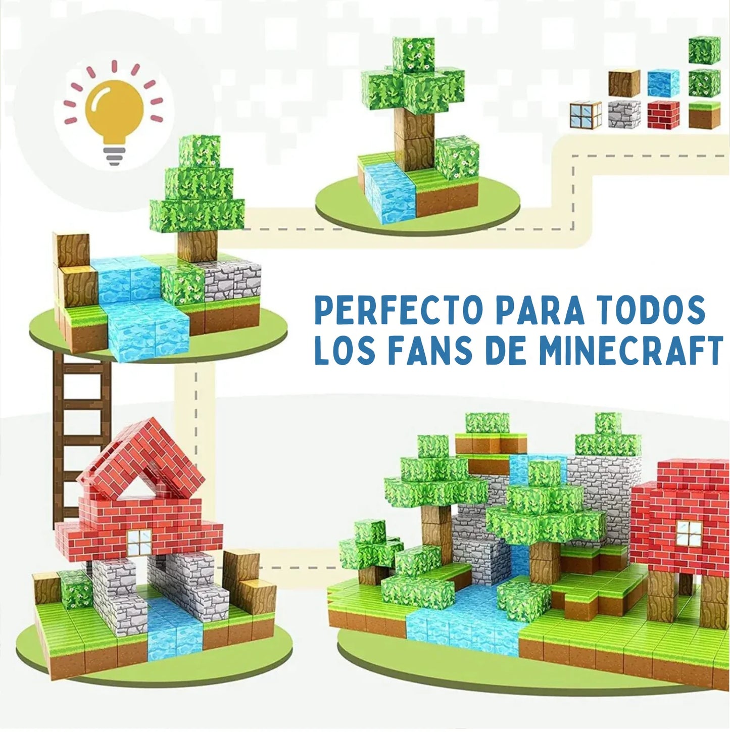 SET DE CUBOS MINECRAFT 28PCS