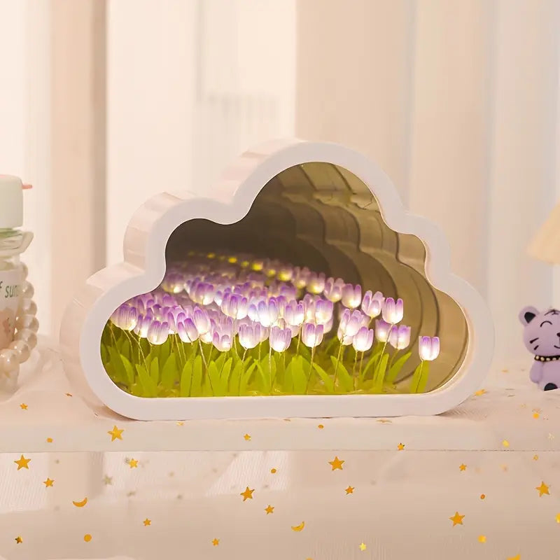 Lampara Tulipanes Infinitos- Ilumina el Corazón de Mamá