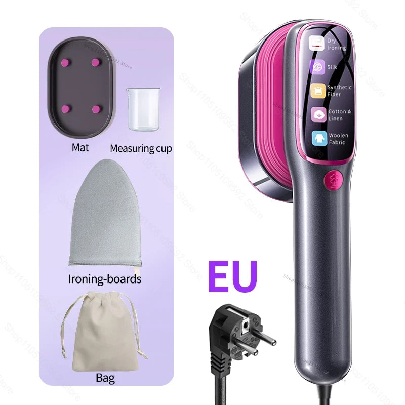 Plancha de Vapor Portátil para Ropa — Alisado Rápido en Casa y Viaje