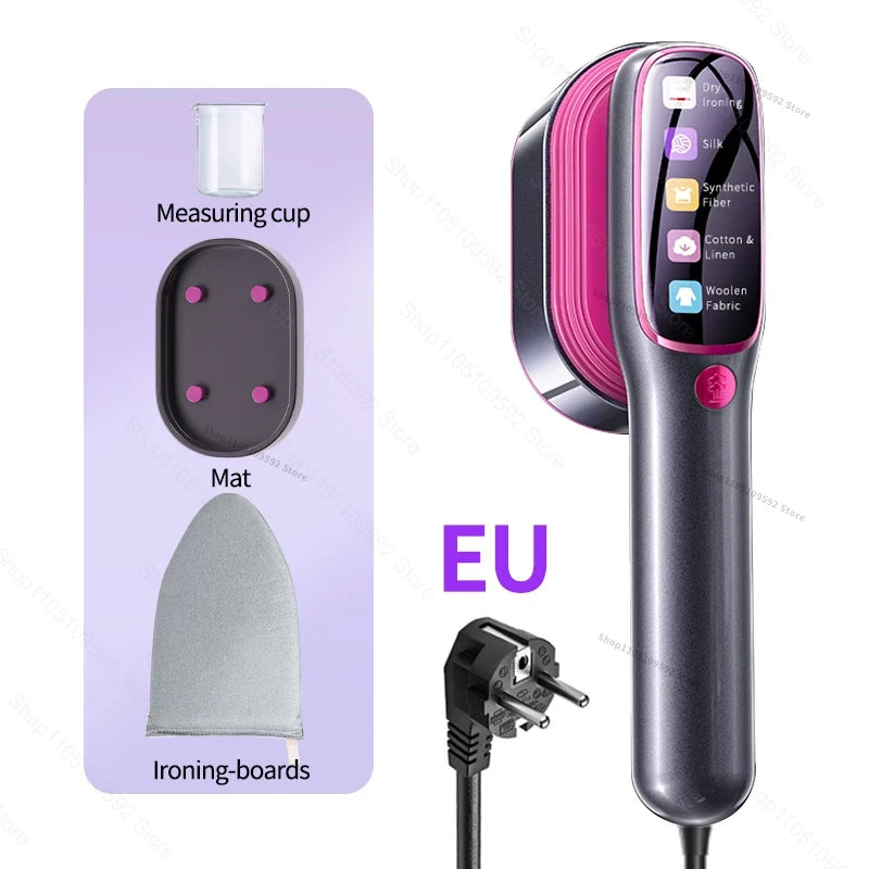 Plancha de Vapor Portátil para Ropa — Alisado Rápido en Casa y Viaje