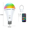 Bombilla LED Recargable USB con Táctil RGB — Luz Ambiental Sin Cables para el Hogar