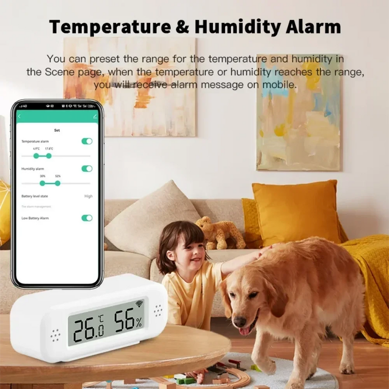 Sensor de Temperatura y Humedad WiFi — Monitoriza tu Hogar en Tiempo Real