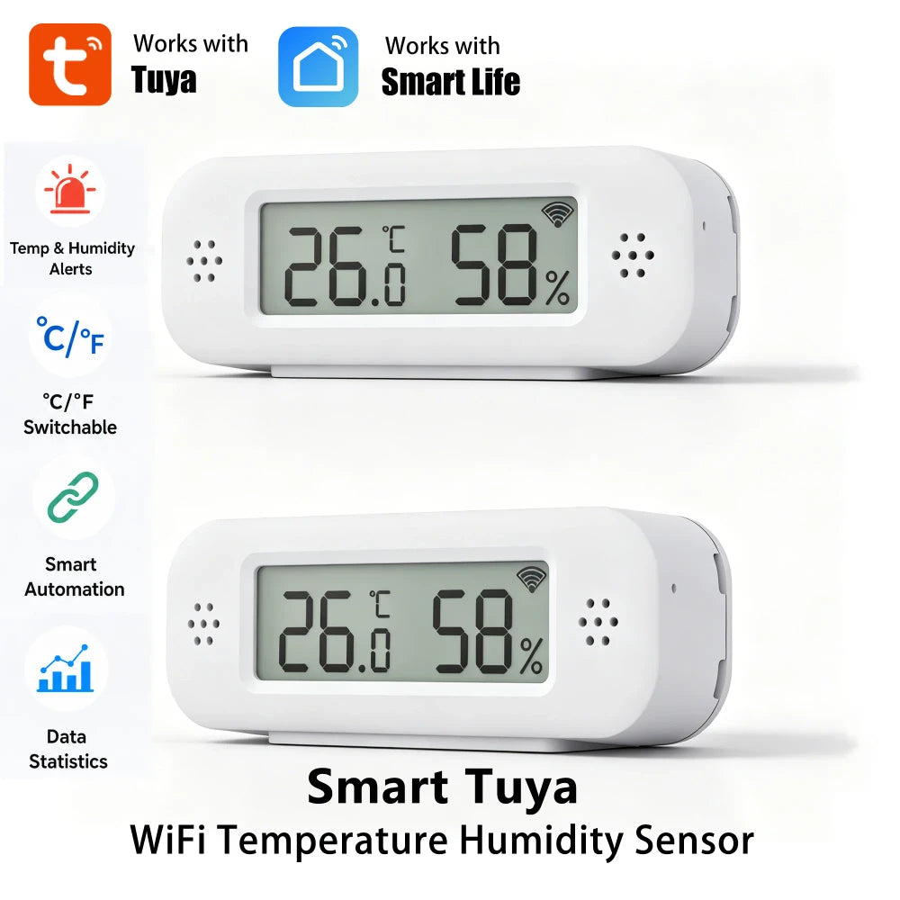 Sensor de Temperatura y Humedad WiFi — Monitoriza tu Hogar en Tiempo Real