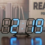 Reloj Digital LED Acrílico — Diseño Moderno con Luz Ambiental para el Hogar
