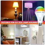 Bombilla LED Recargable USB con Táctil RGB — Luz Ambiental Sin Cables para el Hogar