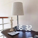 Reloj Digital LED Acrílico — Diseño Moderno con Luz Ambiental para el Hogar