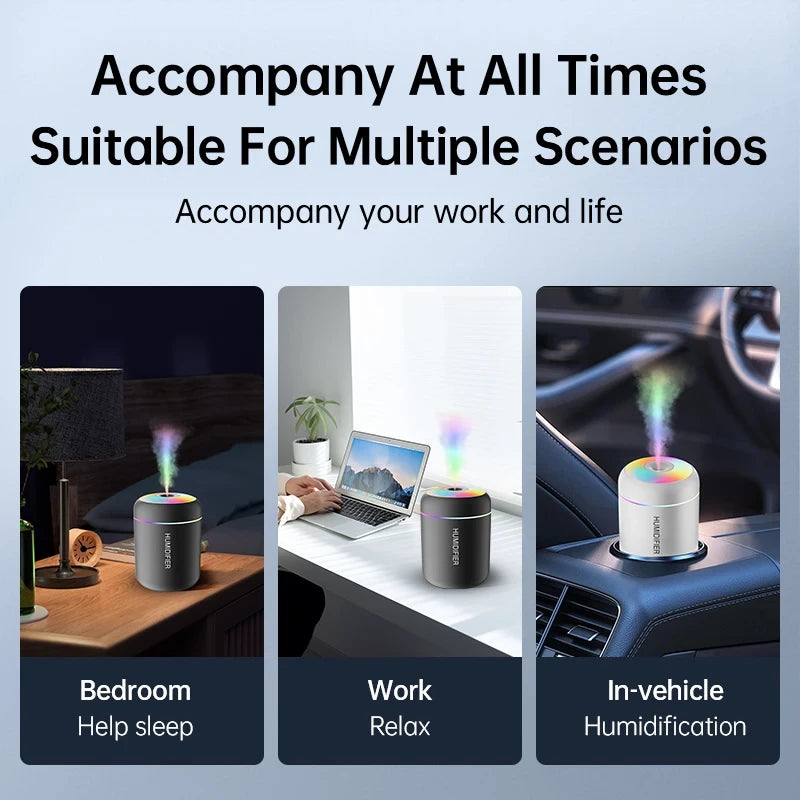Humidificador Difusor de Aromas USB — Aire Fresco y Relajación en Casa