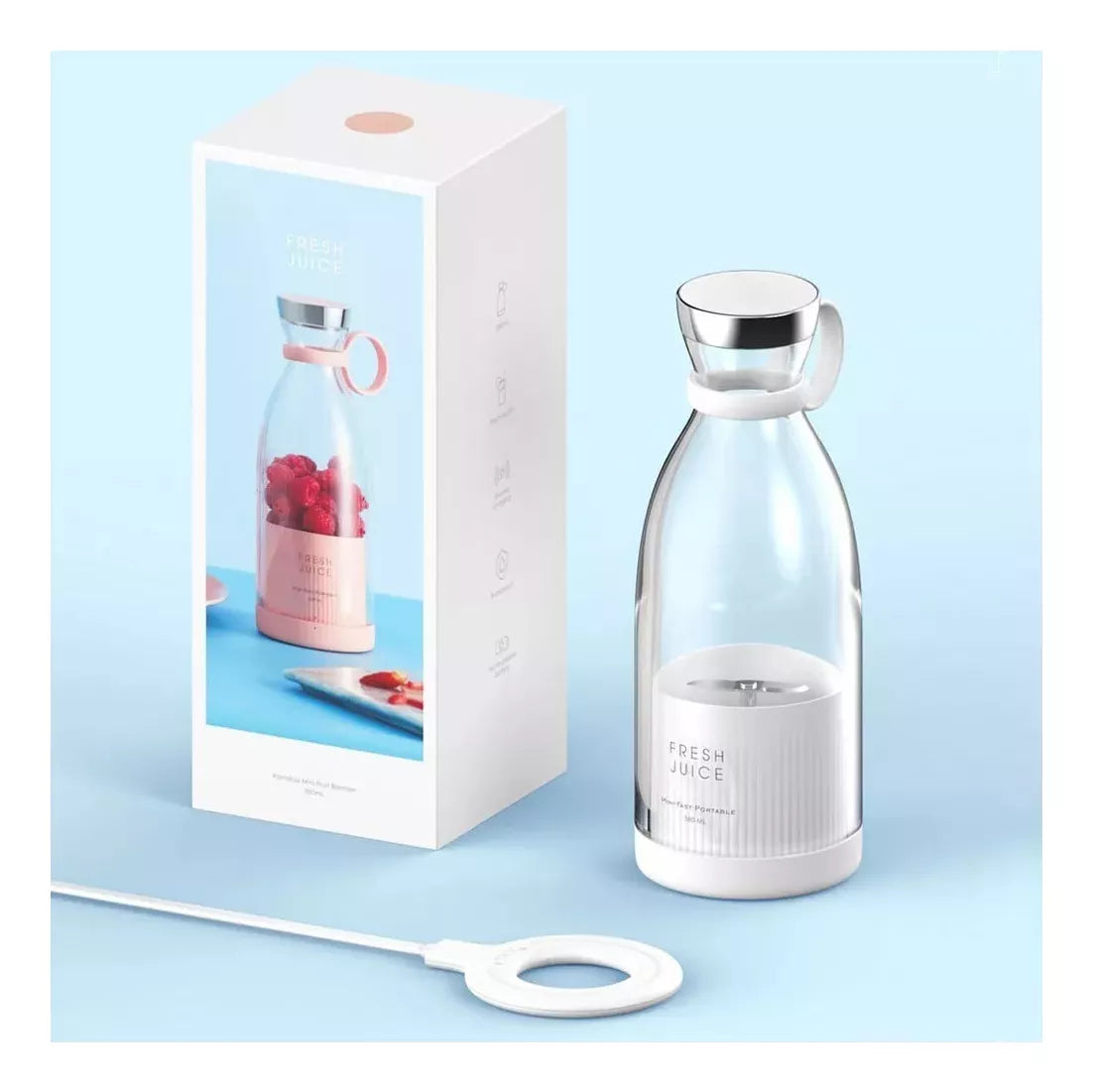 Batidora Original Fresh Juice 350 ml (Rosado) - Cultivando un Estilo de Vida Saludable.