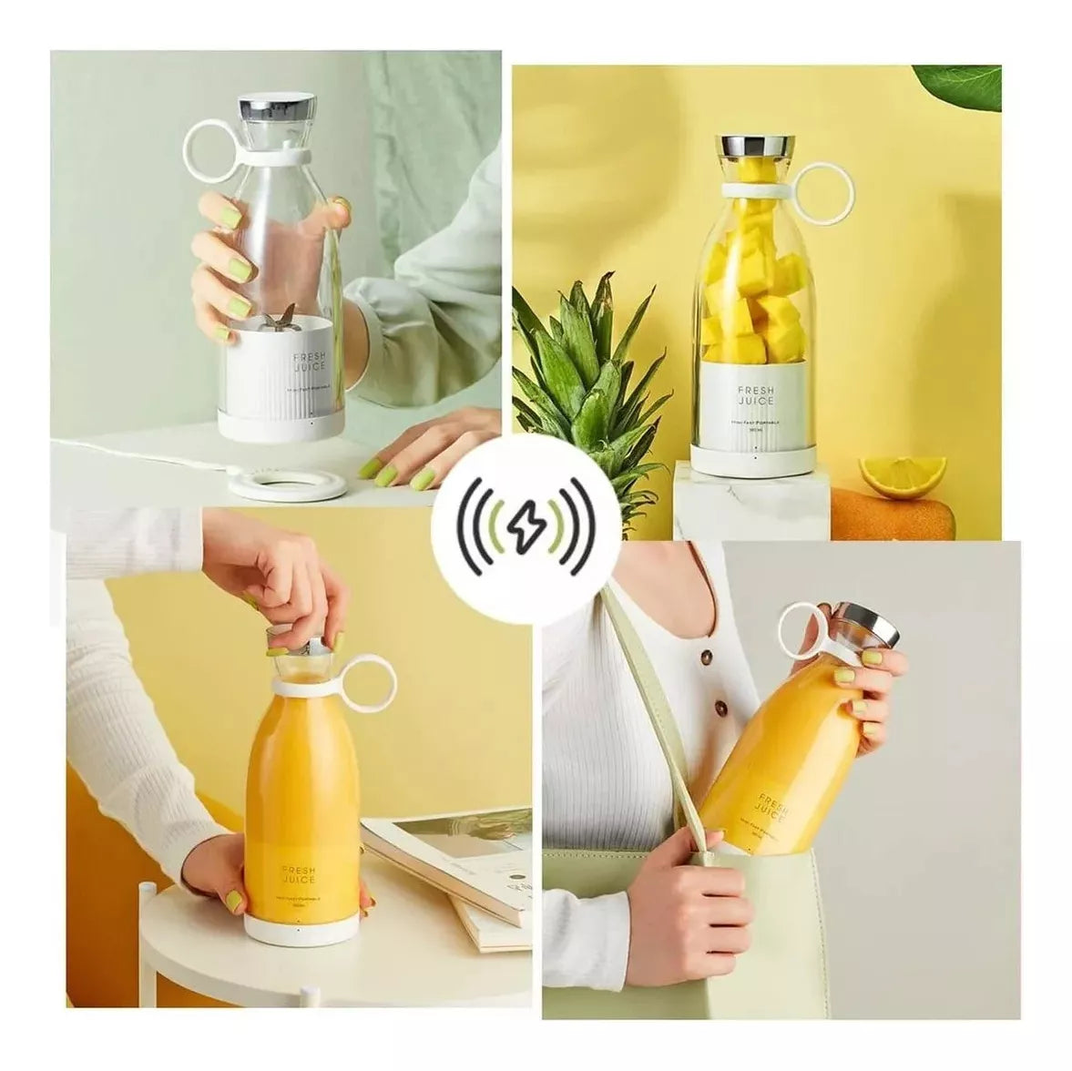 Batidora Original Fresh Juice 350 ml (Rosado) - Cultivando un Estilo de Vida Saludable.