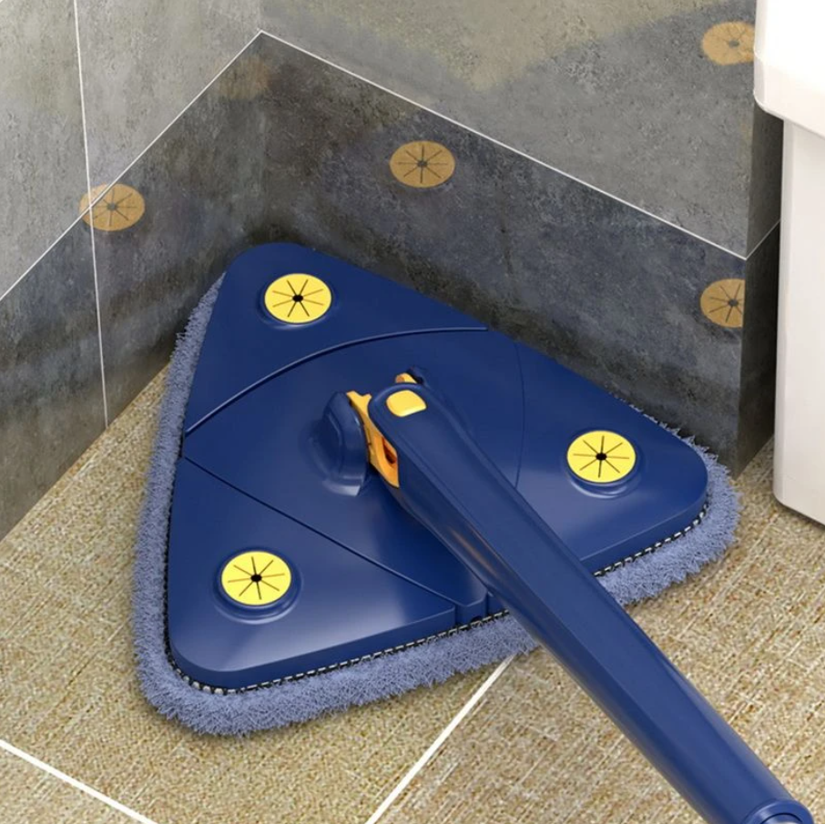 Mopa microfibra 360 - Absorbe y escurre sin manos - Secado rápido y sin esfuerzo en segundos