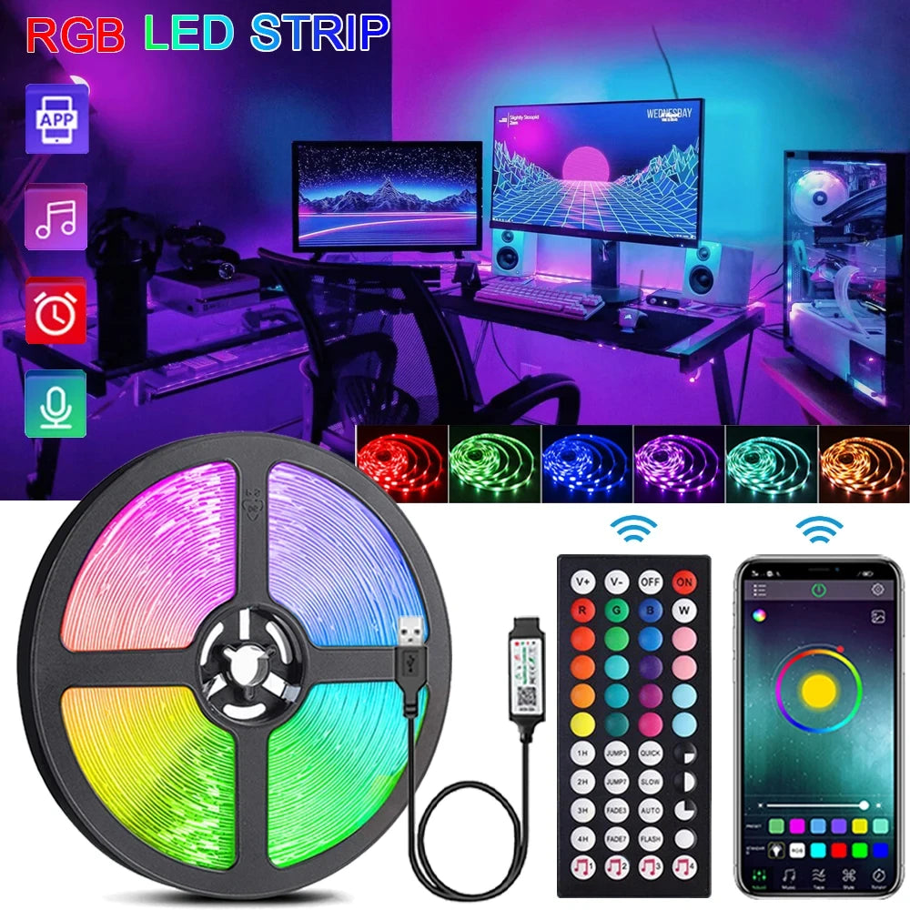 Tira LED RGB WiFi con Control por App — Ambienta cualquier habitación
