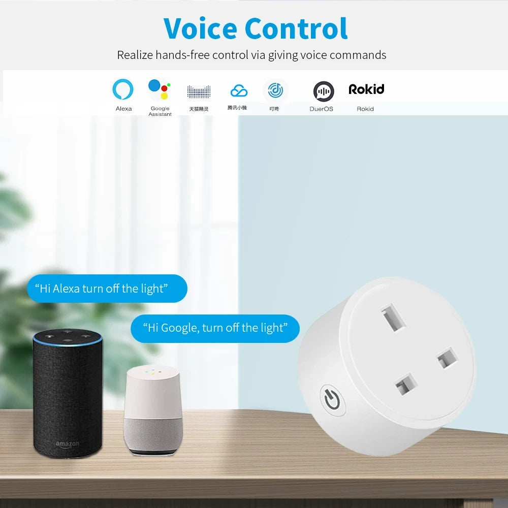 Enchufe Inteligente WiFi — Controla y Ahorra Energía desde el Móvil