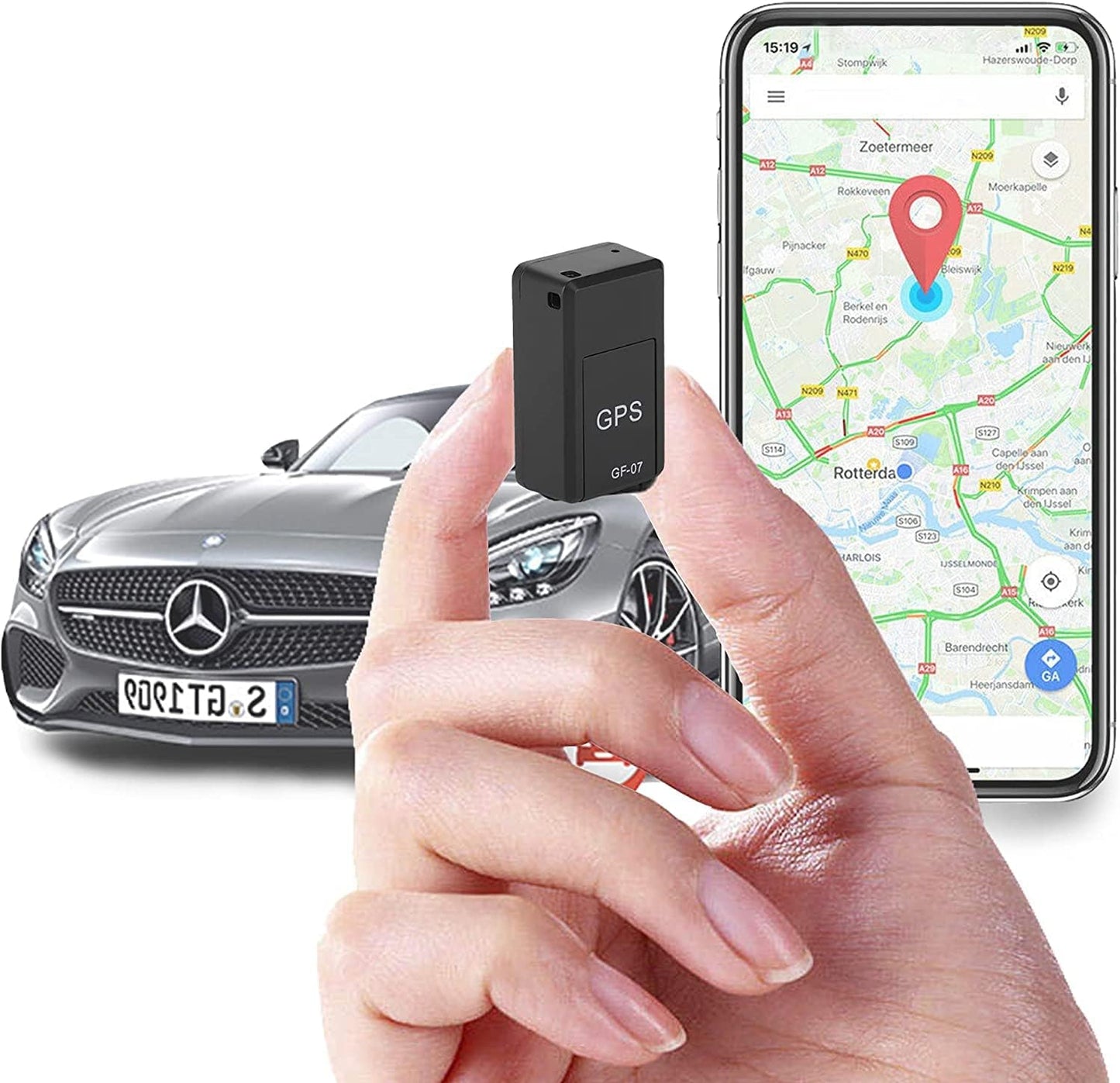 Mini GPS compacto - Localizador en tiempo real - Ubica a tu hijo, mascota o vehículo en minutos.